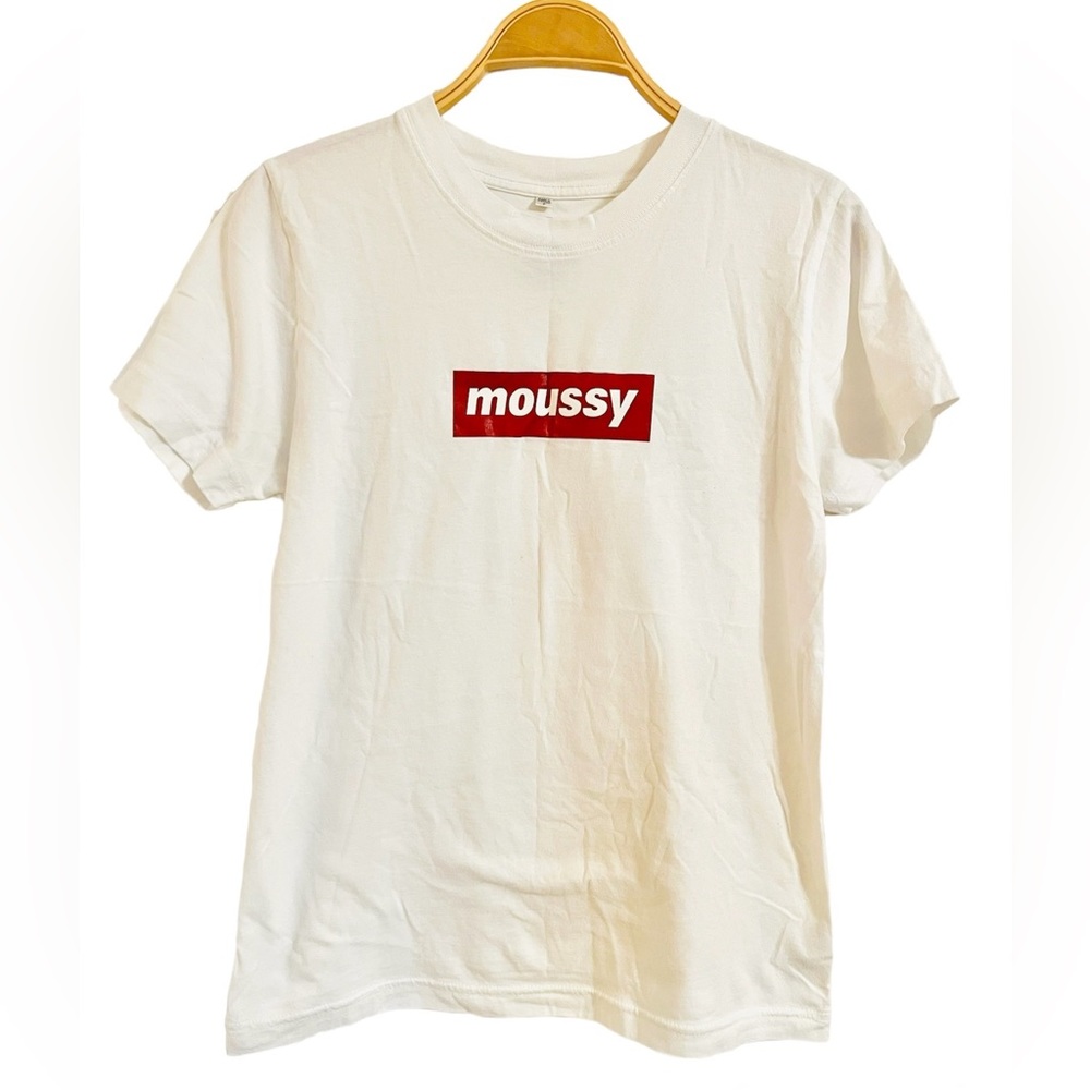 ✨MOUSSY✨Box Logo T-Shirt